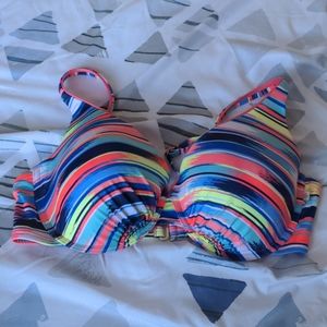 La Vie En Rose Aqua bikini top